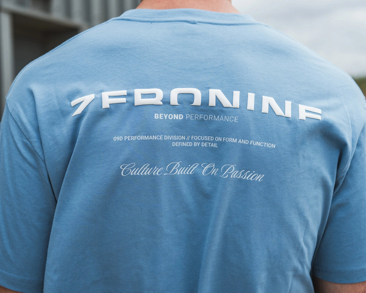09D Tailored Carolina Blue Beyond Performance Tee