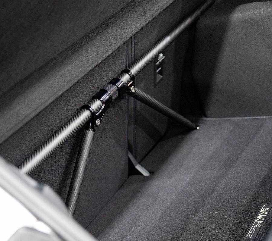 09D Carbon Rear Cross Brace [Fiesta ST Mk7] - ZERONINE DESIGN