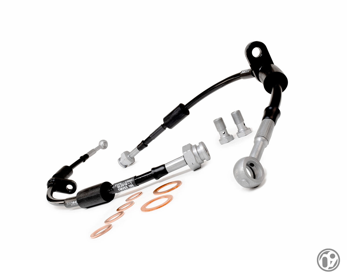 09D Braided Brake Line Kit Front [Fiesta ST Mk7]