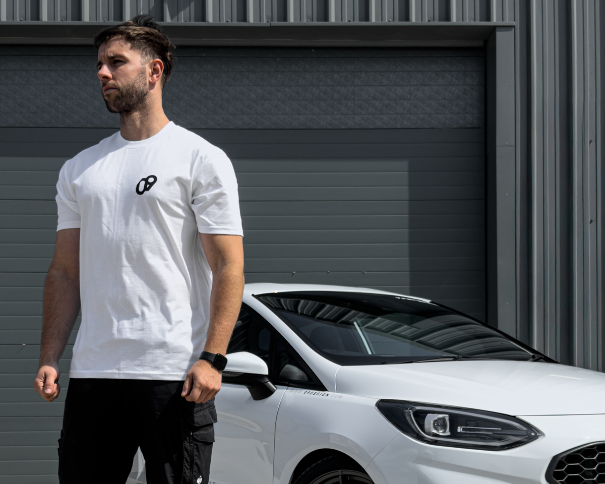 09D White Teamwear Tee